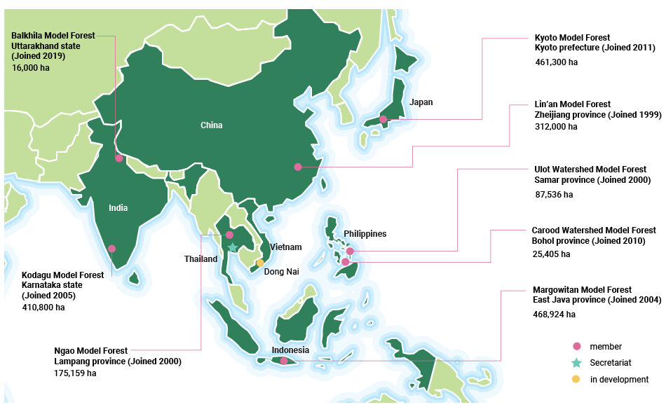 The Asian Model Forests