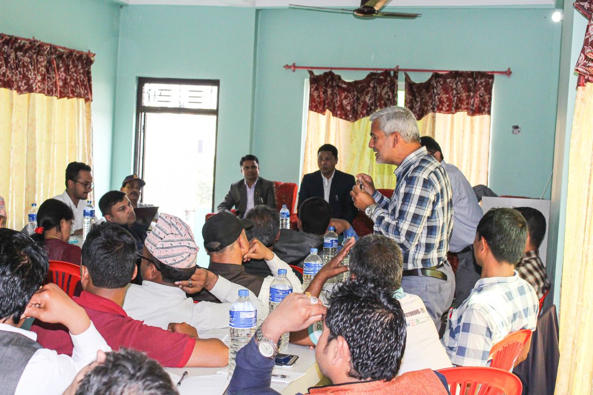 Mayor Ghan Narayan Shrestha and Deputy Mayor Krishna Kusma Tharu endorsed the inception workshop. The process to develop the Thakurbaba Municipality Master Plan took nine months.