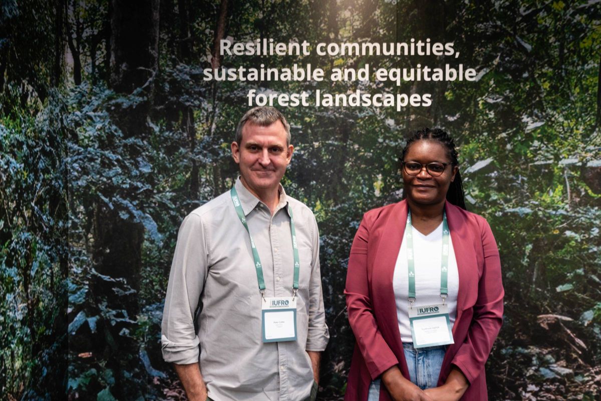 Peter Cutter mentored a student – Tonthoza Uganja from Bangor University – from the International Forestry Students' Association (IFSA)-IUFRO mentorship program.