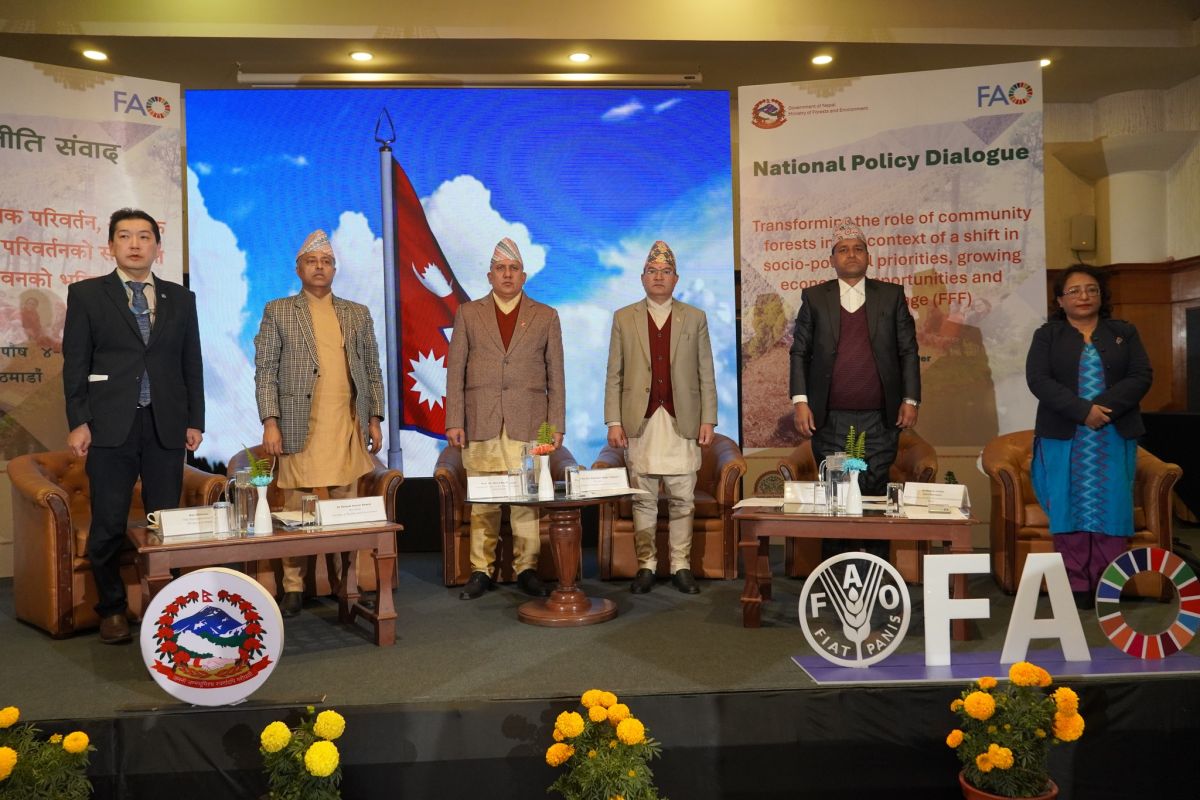 Distinguished delegates at the opening ceremony of the National Policy Dialogue in Kathmandu, Nepal