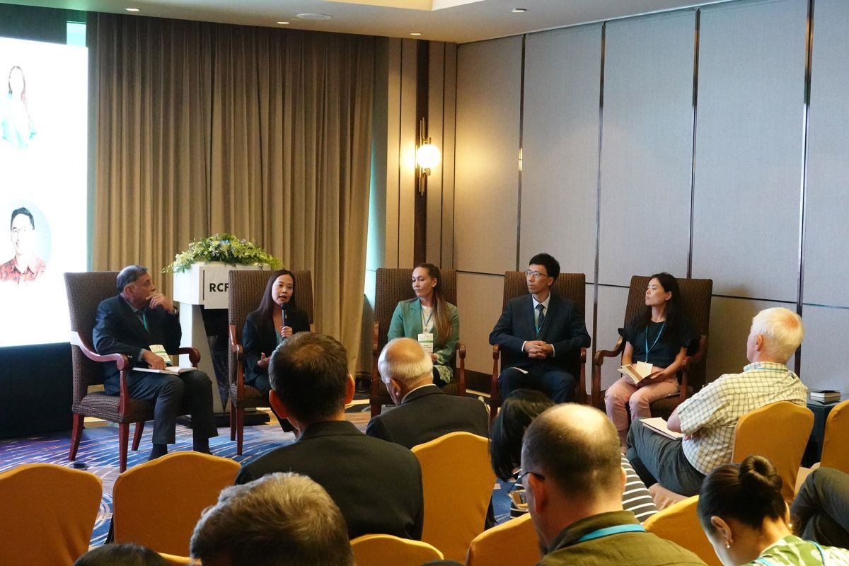 Panellists at the side event, ‘Strengthening landscape approaches in Asia: Restoring and conserving ecosystems, reducing risks, and empowering communities’