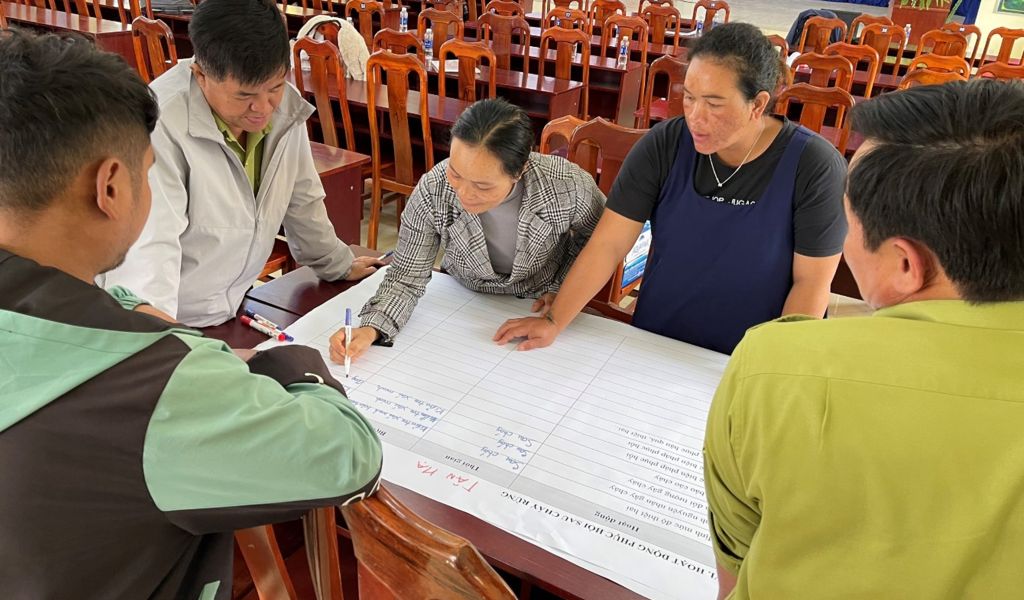 Consultation on Community-based Fire Management with stakeholders in Lam Dong Province, Viet Nam. File photo: RECOFTC