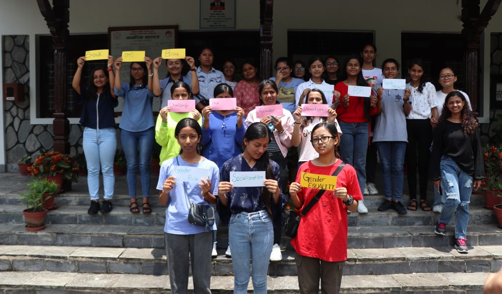 Students at IOF Pokhara Campus stand up for gender equality in academia
