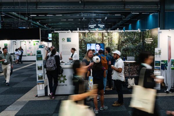 RECOFTC shared an exhibit with the WYSS Academy for Nature’s Southeast Asia Hub at the IUFRO2024 Congress.
