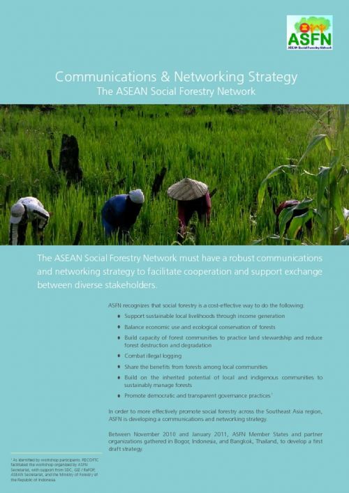 ASEAN Social Forestry Network Communications and Networking Strategy