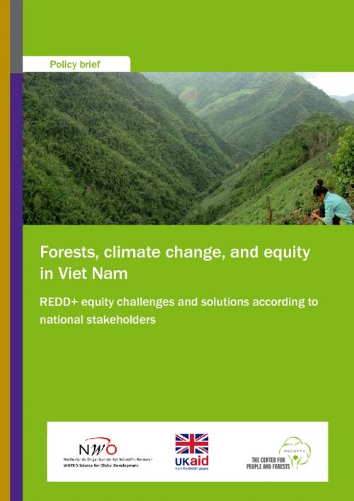 Forests, Climate Change, and Equity in Viet Nam: REDD+ Equity Challenges and Solutions According to National Stakeholders