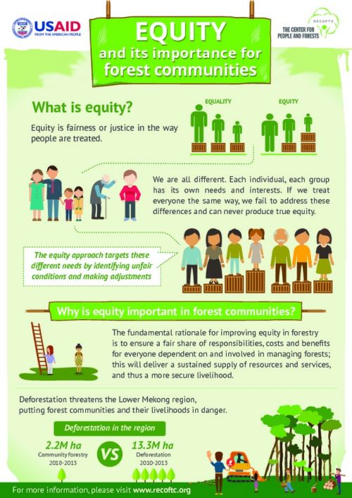 Infographic: Equity in forests and climate change 