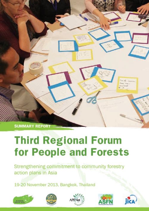 Third Regional Forum For People And Forests: Strengthening Commitment ...