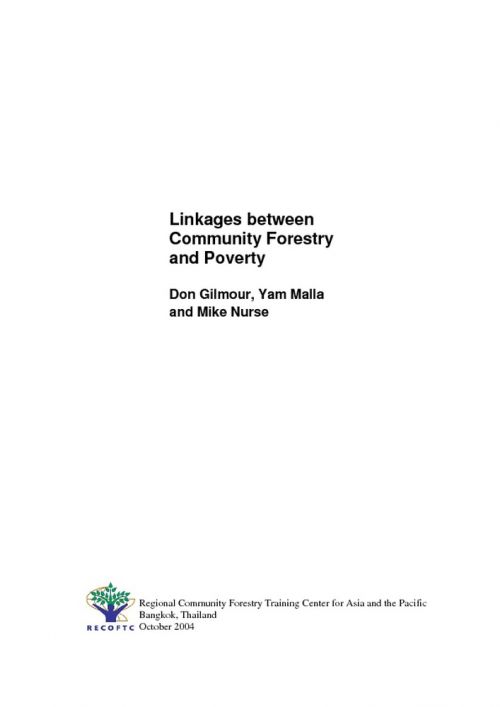 Linkages Between Community Forestry and Poverty