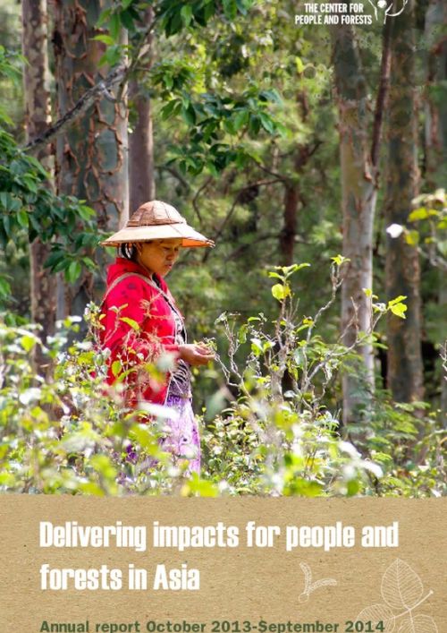 Delivering Impacts for People and Forests in Asia: Annual report October 2013-September 2014 