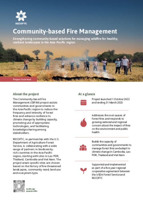 Community-based Fire Management