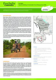 ForInfo Factsheet: Capacity Building in Sustainable Forest Management 