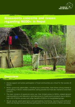 Grassroots Concerns and Issues Regarding REDD+ in Nepal