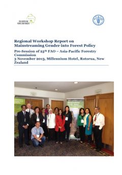Regional Workshop Report on mainstreaming gender into forest policy