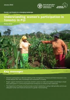 Understanding Women's Participation in Forestry in Fiji